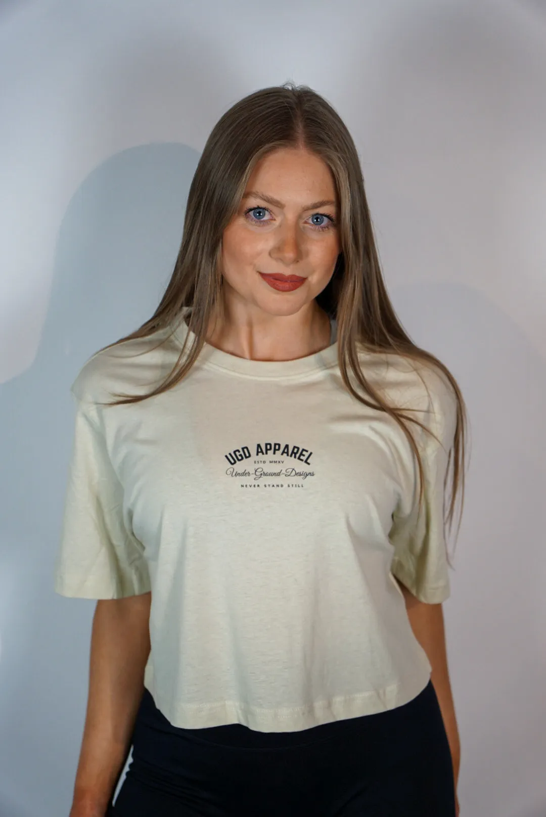 UGD Apparel 'THE CLASSICS' Women's oversize cropped tee in 5 colours