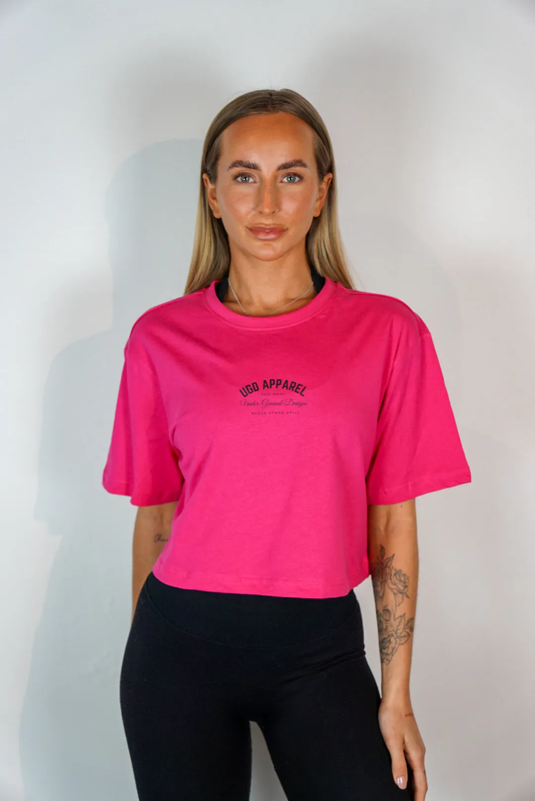 UGD Apparel 'THE CLASSICS' Women's oversize cropped tee in 5 colours