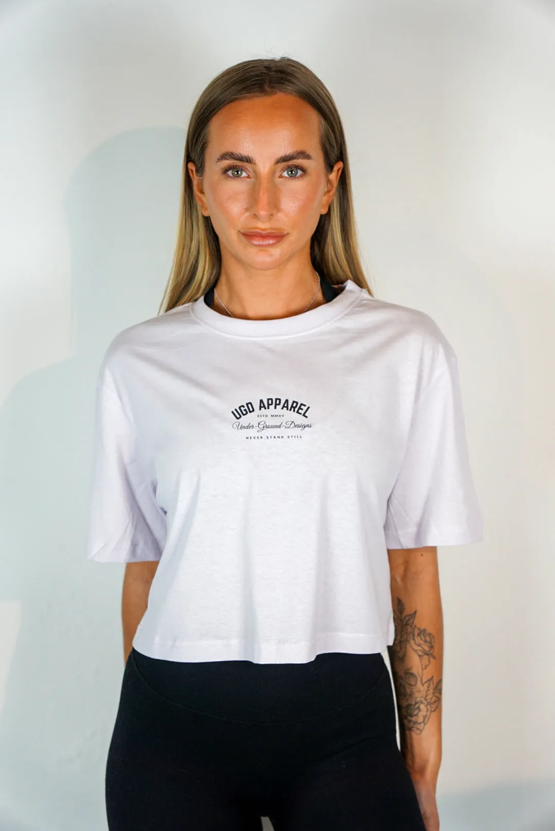 UGD Apparel 'THE CLASSICS' Women's oversize cropped tee in 5 colours