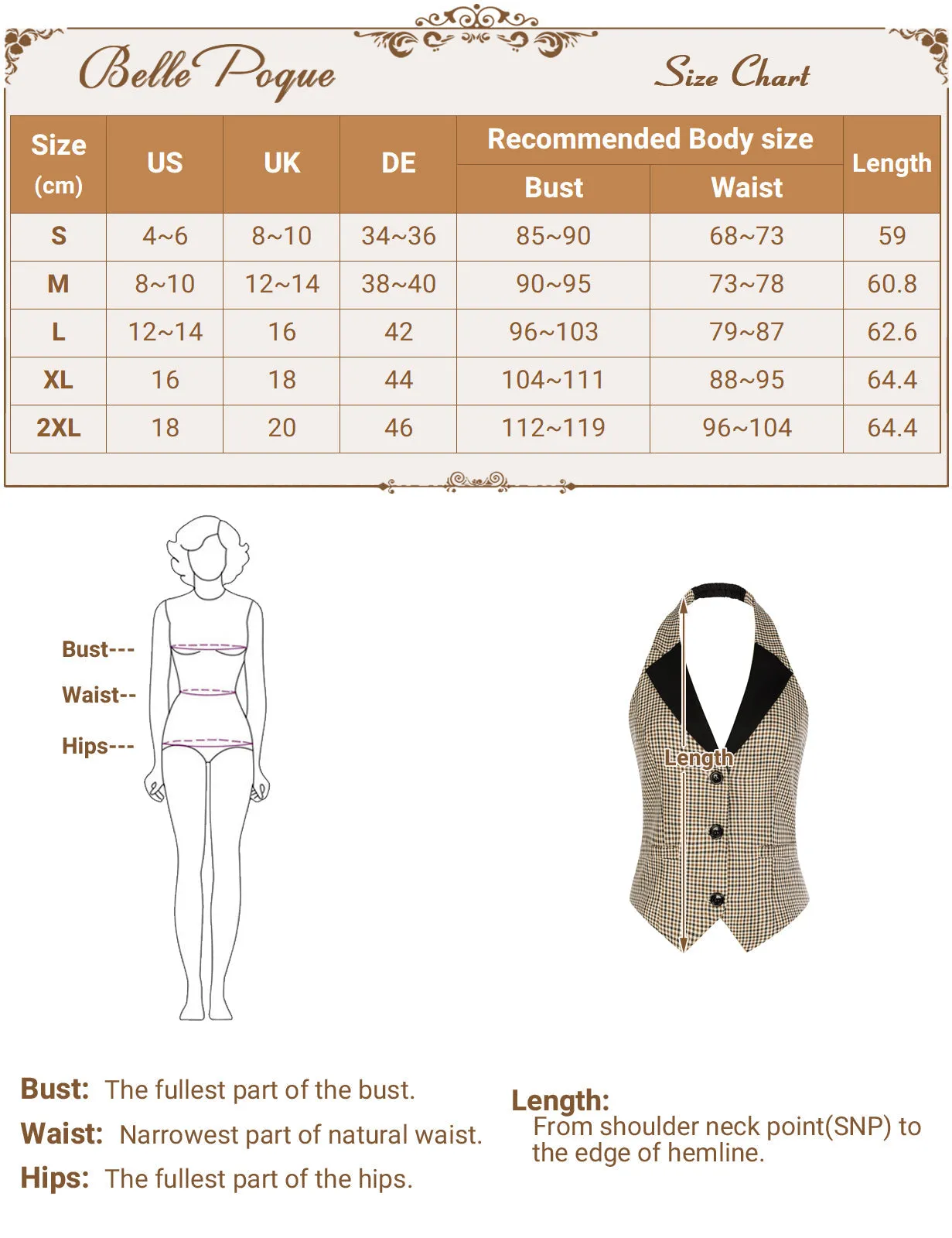 Vintage Fans Look of Waistcoat Vest Vintage Halter Lapel Button Down Suit Vest with Pockets