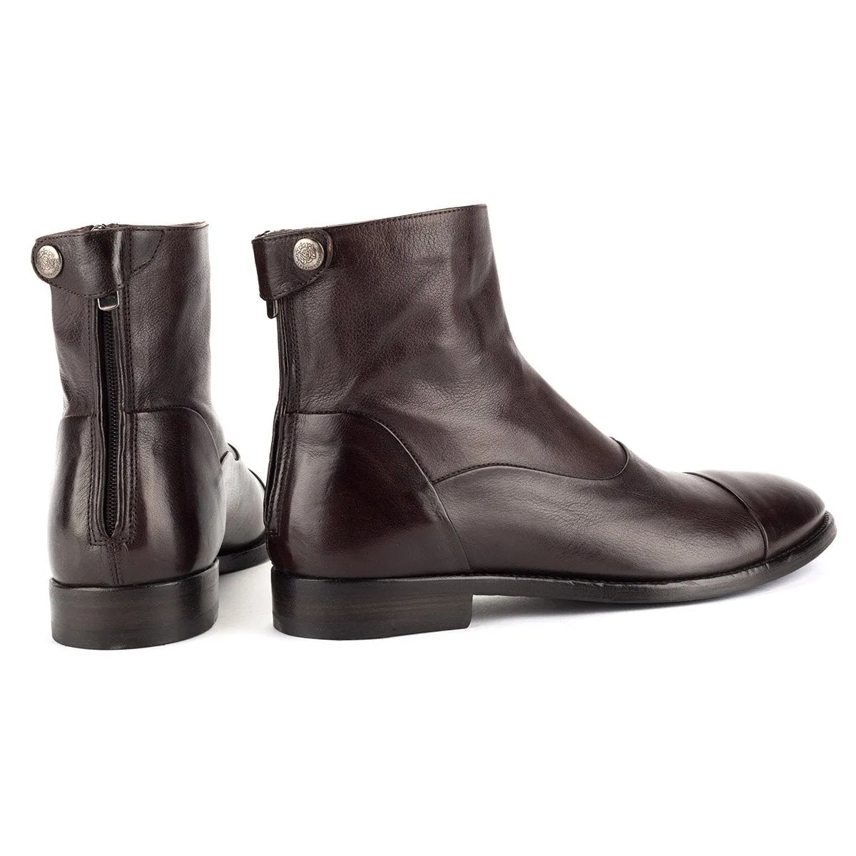 VULCANO 10003<br> Dark brown Ankle Boots