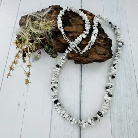 White Buffalo Nugget Necklace